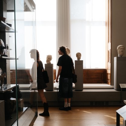 A highlight image for Women standing in greek gallery